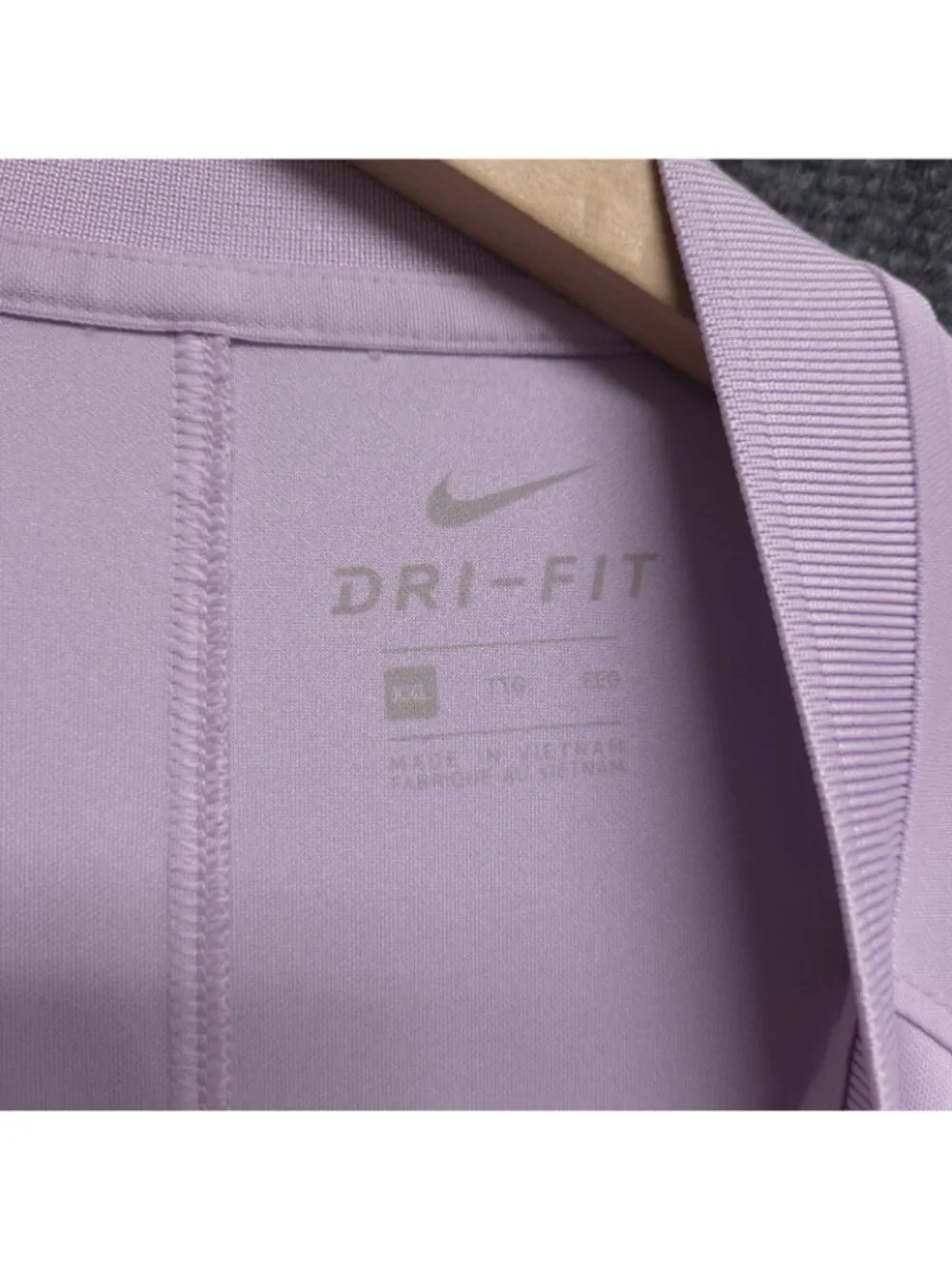 Nike Shirt Mens 2XL Purple Dry Momentum Blade Collar Golf Polo Dri-Fit FLAW - Picture 9 of 10